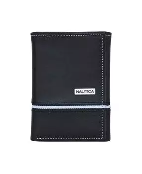 Мужской кошелек тройного сложения Nautica