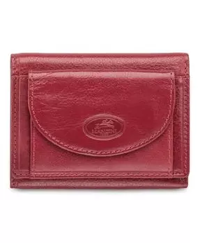 Мужской кошелек тройного сложения с защитой RFID и карманом для монет из коллекции Equestrian2 Mancini, красный