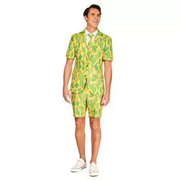 Мужской костюм и галстук Suitmeister, желтый