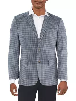 Мужской костюм, отдельный офисный пиджак на двух пуговицах Lauren Ralph Lauren, цвет Grey/Blue