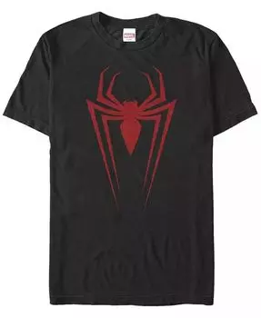 Мужской костюм с логотипом Человека-паука Marvel Spider Chest, футболка с коротким рукавом Fifth Sun, черный