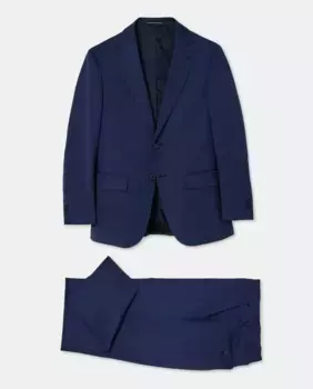 Мужской костюм с микроузором, который можно стирать Dustin, синий