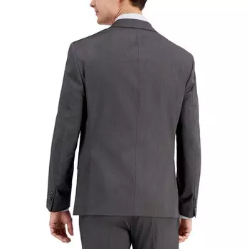 Мужской костюм Slim Fit, серебро