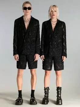 Мужской костюм UZERO, ткань, здоровье, сезон Хэллоуин Manfinity, черный