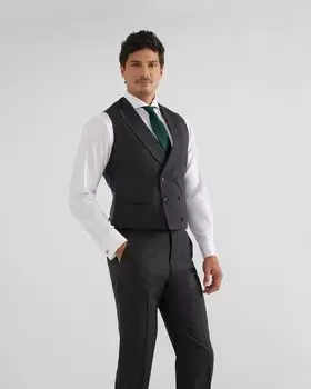 Мужской костюмный жилет на пуговицах Silbon, серый