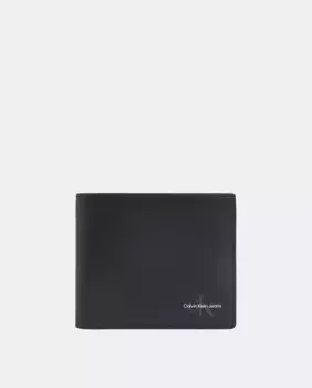 Мужской кожаный кошелек Calvin Klein, черный
