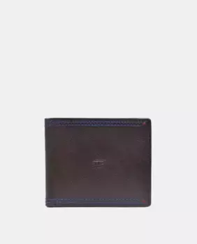 Мужской кожаный кошелек для карт Miguel Bellido, коричневый