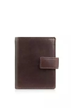 Мужской кожаный кошелек двойного сложения 'Tuscan' PRIMEHIDE, коричневый