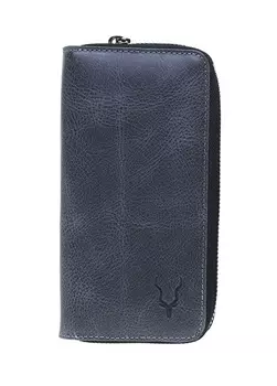 Мужской кожаный кошелек дымчатого цвета Carrera