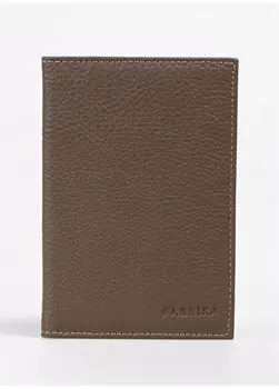 Мужской кожаный кошелек из норки 9x13x1 см Frk 321 Flt Fabrika, норковый