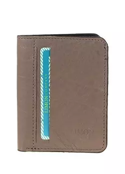 Мужской кожаный кошелек из норки LMN02 Limon, норковый