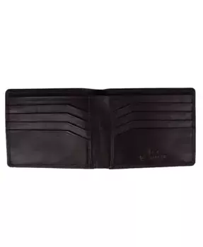 Мужской кожаный кошелек Lazzaro Lattice Weave с би-фолдом TRAFALGAR, коричневый