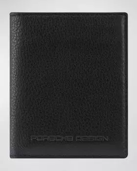 Мужской кожаный кошелек Porsche Design Business, цвет Black