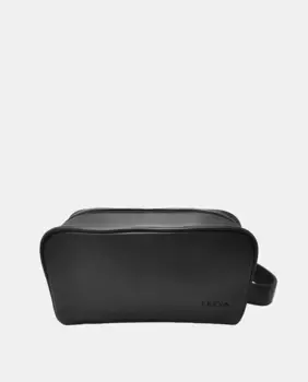 Мужской кожаный кошелек с кошельком для монет Leyva, чёрный