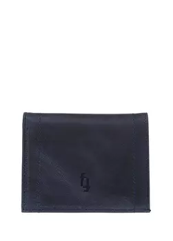Мужской кожаный кошелек темно-синего цвета Fabrika