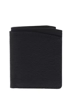 Мужской кожаный кошелек темно-синего цвета Limon