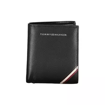 Мужской кожаный кошелек Tommy Hilfiger, черный