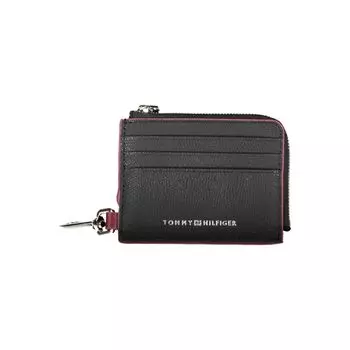 Мужской кожаный кошелек Tommy Hilfiger, черный