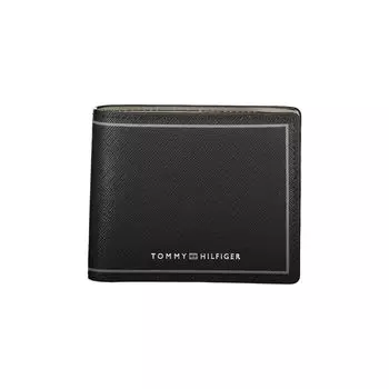Мужской кожаный кошелек Tommy Hilfiger, черный