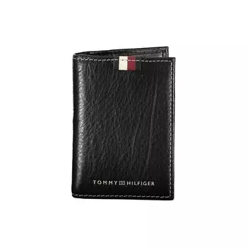 Мужской кожаный кошелек Tommy Hilfiger, черный