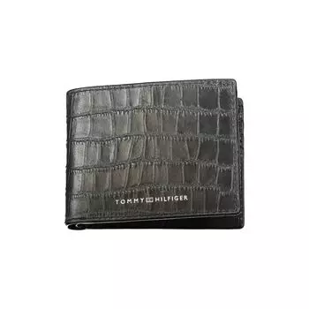Мужской кожаный кошелек Tommy Hilfiger, черный
