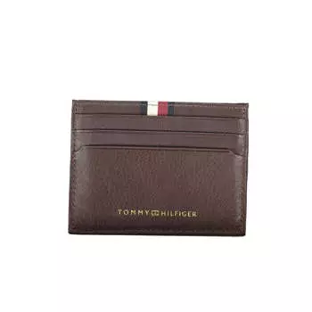 Мужской кожаный кошелек Tommy Hilfiger, коричневый