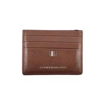 Мужской кожаный кошелек Tommy Hilfiger, коричневый