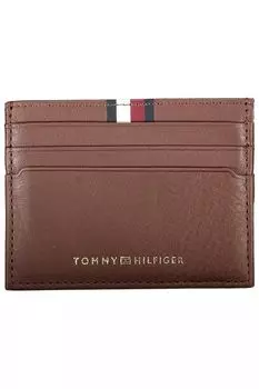Мужской кожаный кошелек Tommy Hilfiger, коричневый
