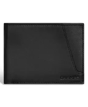 Мужской кожаный кошелек Top Wing из коллекции Iconic Collection CHAMPS, черный