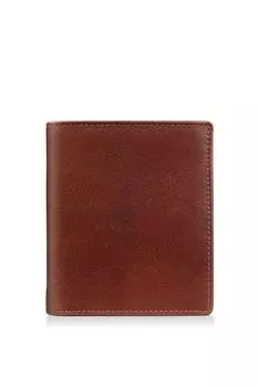 Мужской кожаный кошелек тройного сложения 'Tuscan' PRIMEHIDE, коричневый