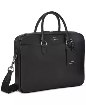 Мужской кожаный портфель Bag Polo Ralph Lauren, черный