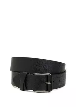 Мужской кожаный ремень Beymen Club, черный