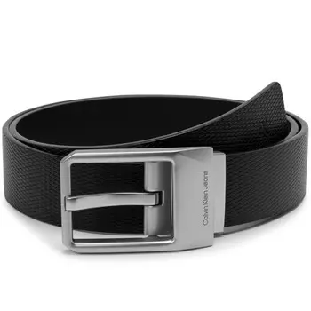 Мужской кожаный ремень Calvin Klein, 001 - Space Black