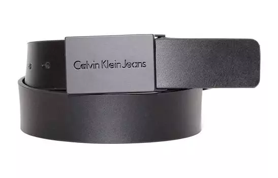 Мужской кожаный ремень Calvin Klein, black
