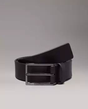 Мужской кожаный ремень Calvin Klein, черный