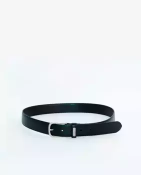 Мужской кожаный ремень Castellano, черный