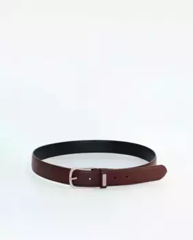 Мужской кожаный ремень Castellano, темно-коричневый