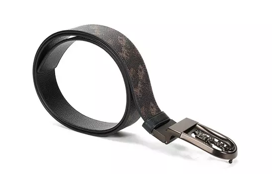 Мужской кожаный ремень COACH, Black/Brown