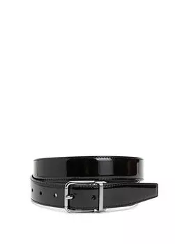 Мужской кожаный ремень Dolce&Gabbana, черный