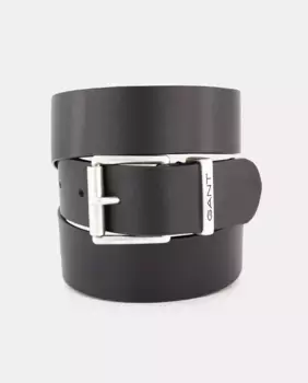 Мужской кожаный ремень Gant, черный