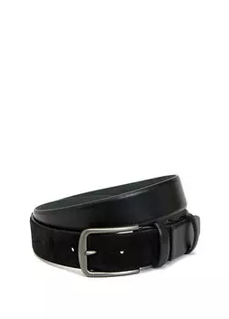 Мужской кожаный ремень George Hogg, черный