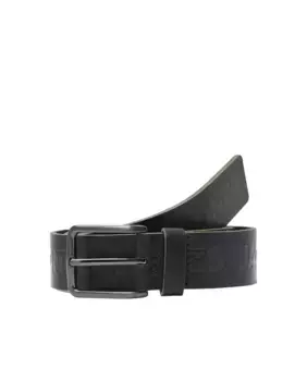 Мужской кожаный ремень Jack & Jones, черный