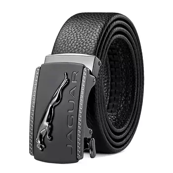 Мужской кожаный ремень JAGUAR, Черный-ПВХ Father’s Day Limited