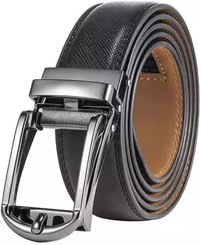 Мужской кожаный ремень Linxx с храповым механизмом Mio Marino, коричневый