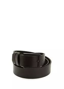 Мужской кожаный ремень Network, черный