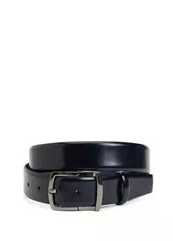 Мужской кожаный ремень Network, синий