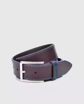 Мужской кожаный ремень Olimpo, темно-коричневый