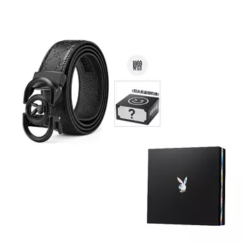 Мужской кожаный ремень Playboy