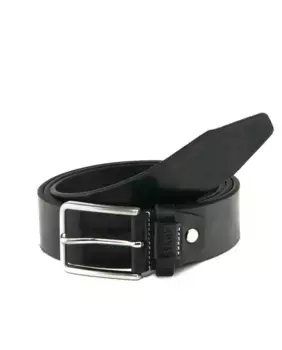 Мужской кожаный ремень Stamp, черный