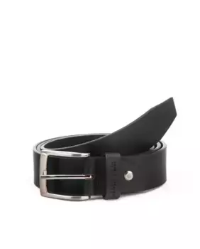 Мужской кожаный ремень Stamp, черный